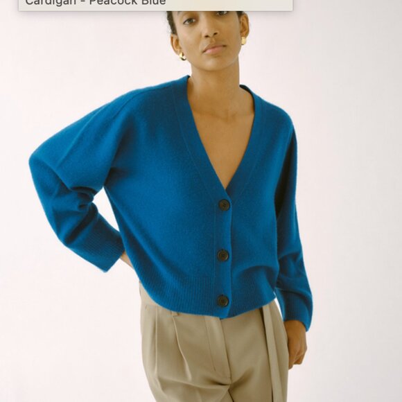 NWT Sayaka Davis Cashmere Cardigan, Small - Picture 2 of 6